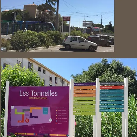 Studio 50M Tram Parking Gratuit 13Min Gare Montpellier Buitenkant foto