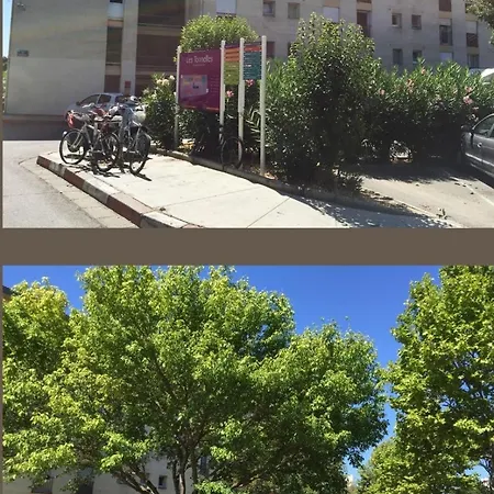 Studio 50M Tram Parking Gratuit 13Min Gare Montpellier Buitenkant foto